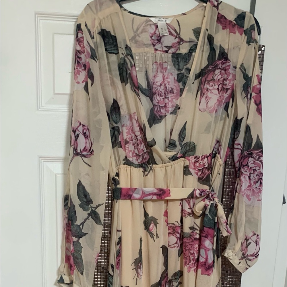 Chiffon Long Floral Dress